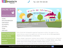Tablet Screenshot of dorfpapeterie-jegi.ch
